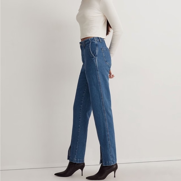 NWT Madewell The Perfect Vintage Jean in Medium Indigo Wash: Seamed Edition - Picture 4 of 7